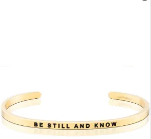 MantraBand | Be Still and Know Gold