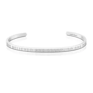 MantraBand Whisper | Strength - She Believed She Could, So She Did (no ink)