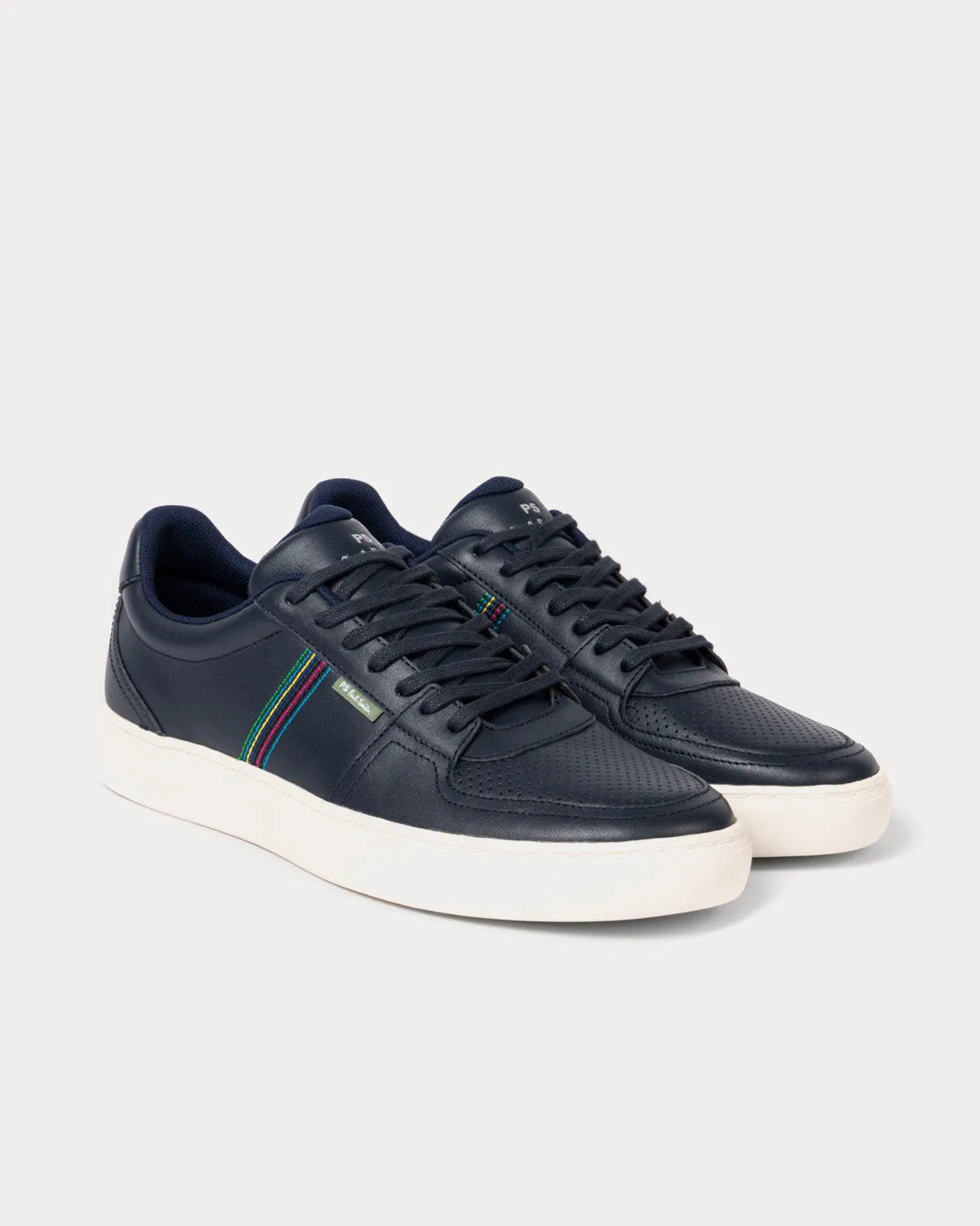 Margate Leather Navy Low Top Sneakers