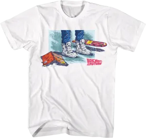Marty's Sports Almanac Shoes Hoverboard Back To The Future T-Shirt