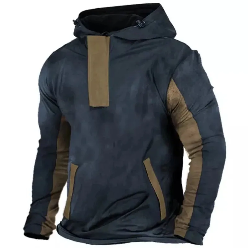 Men Outdoor Zipper Pocket T-Shirt