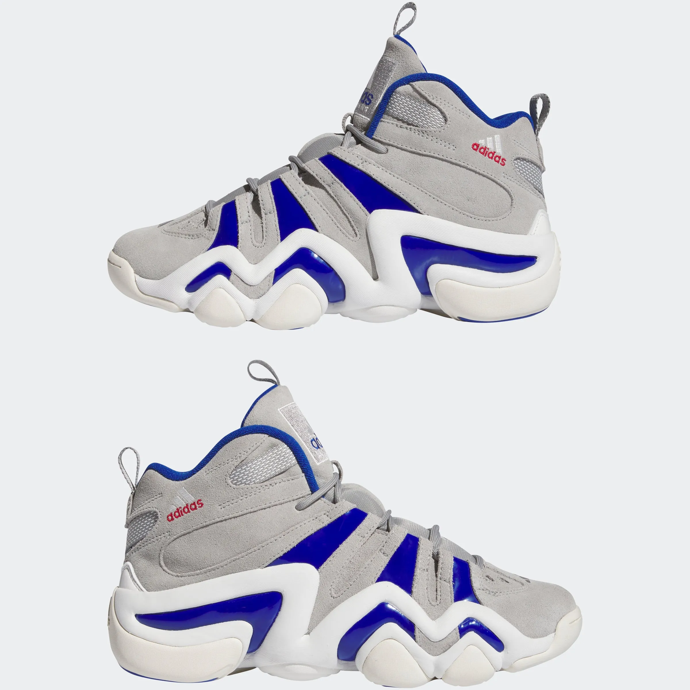 Men's adidas Originals Crazy 8 Shoes Grey Royal Blue