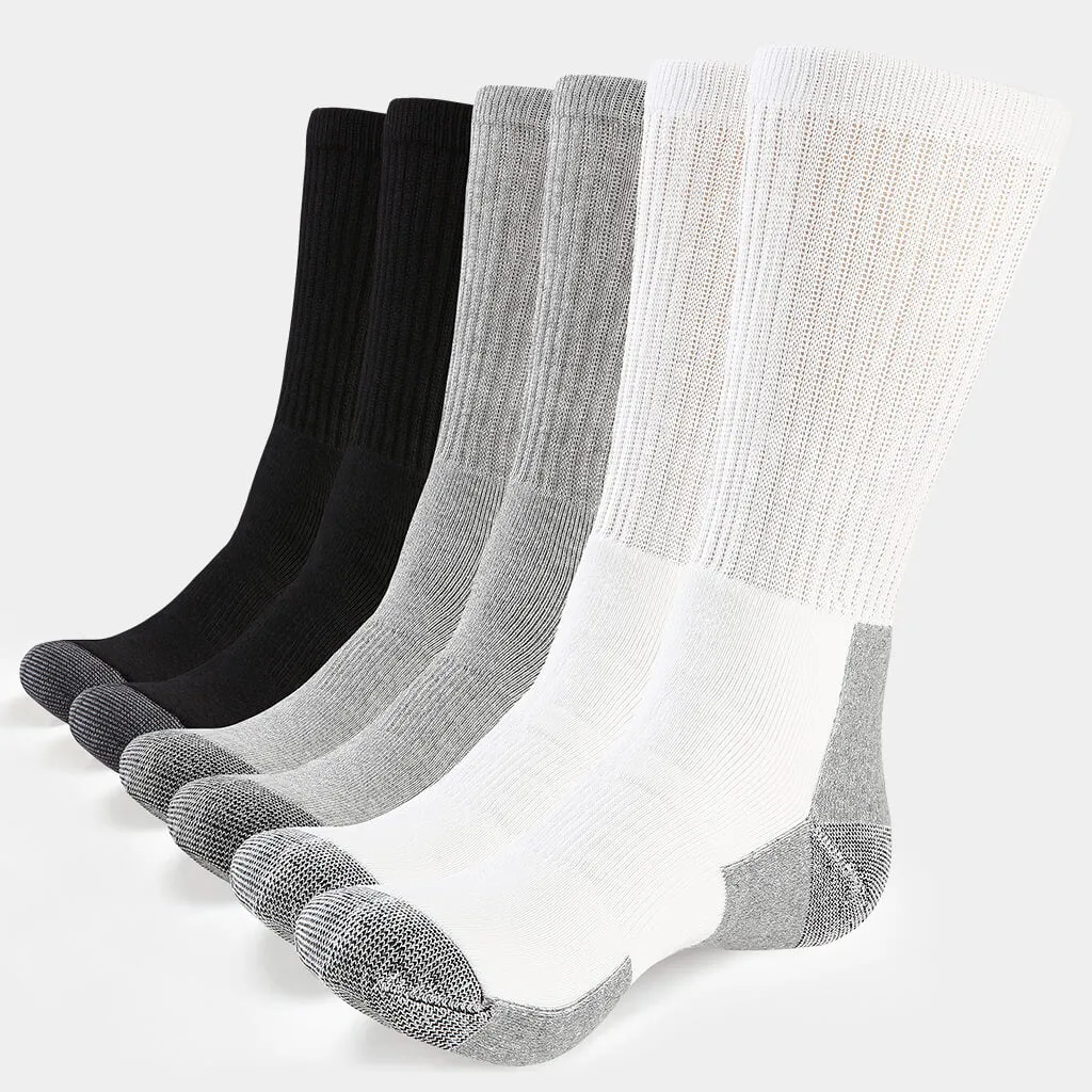 MEN'S CREW SOCKS 6PACK