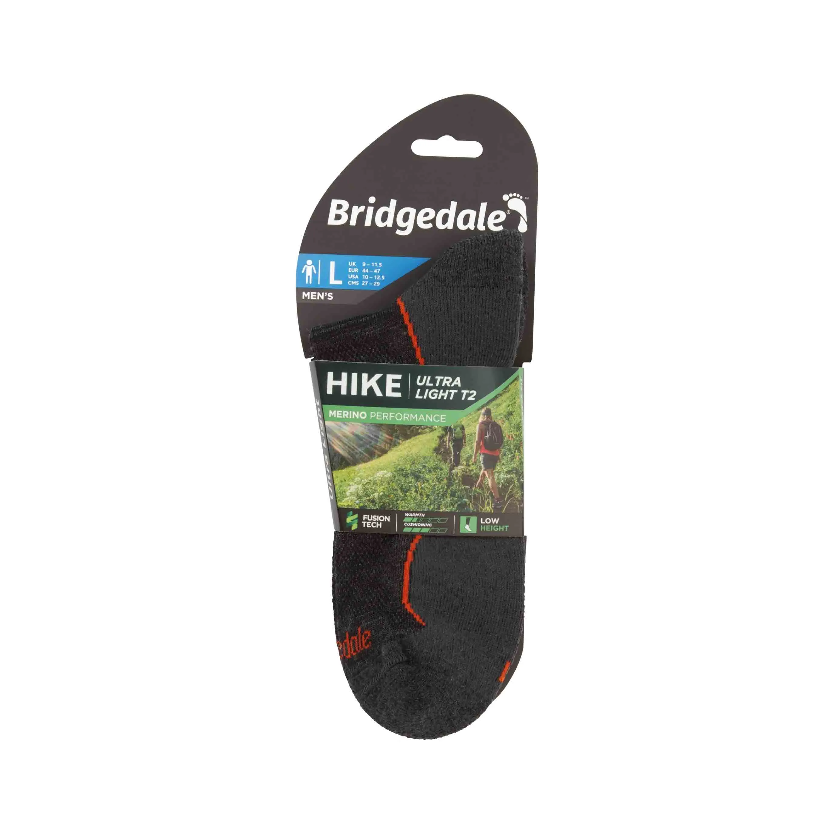Mens Hike Ultra Light T2 Performance Low Cut Socks