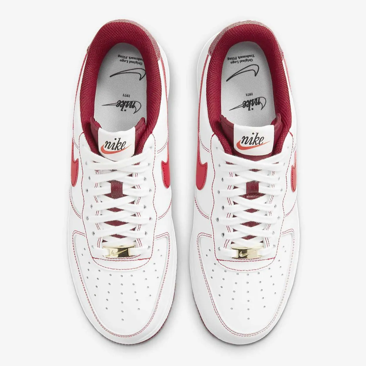 Men's Nike Air Force 1 '07 "Team Red" First Use Pack (White/Team Red/Sail/University Red)(DA8478-101)