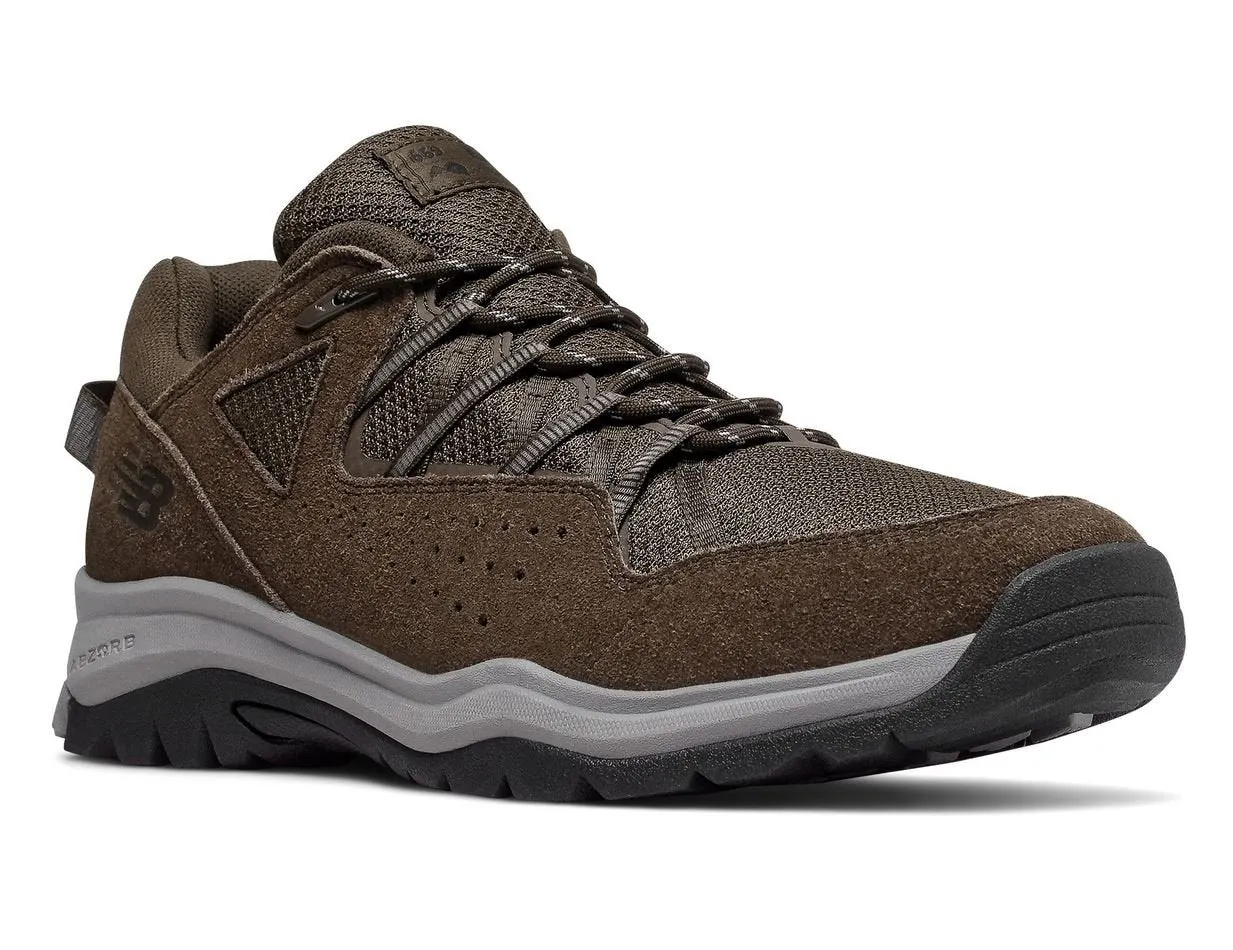 Mens Wide Fit New Balance MW669LC2 Brown Hiking Sneakers