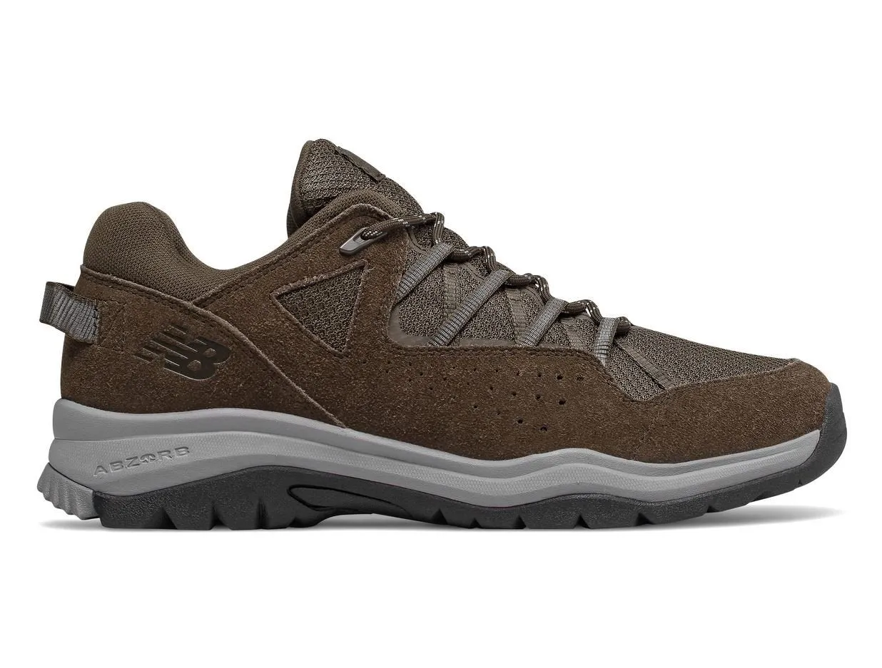 Mens Wide Fit New Balance MW669LC2 Brown Hiking Sneakers