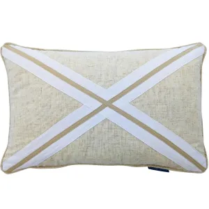 Mirage Haven Ellie Cross Linen 30x50cm Cushion Cover