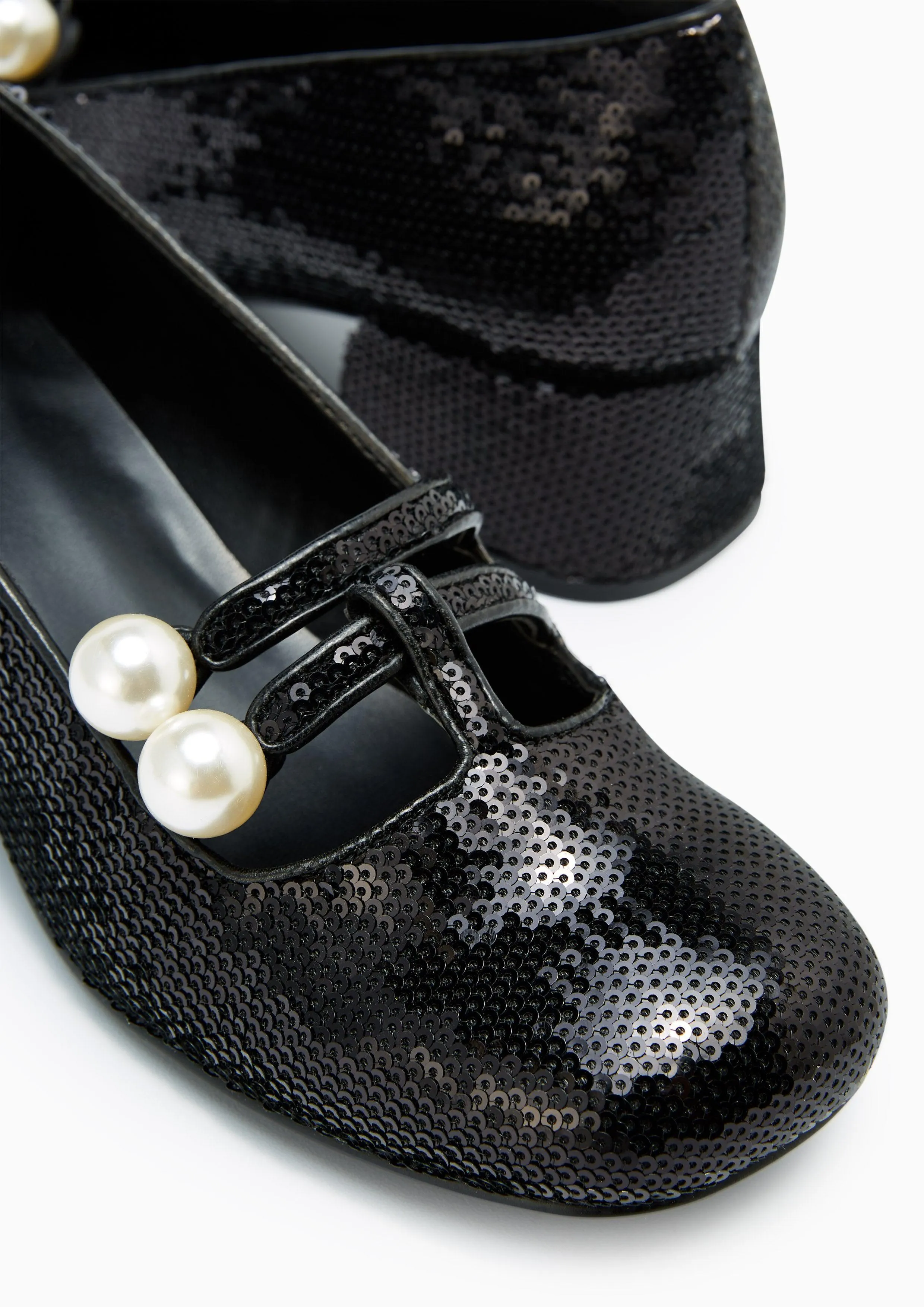 Mux Low Heel Ballerinas - Black