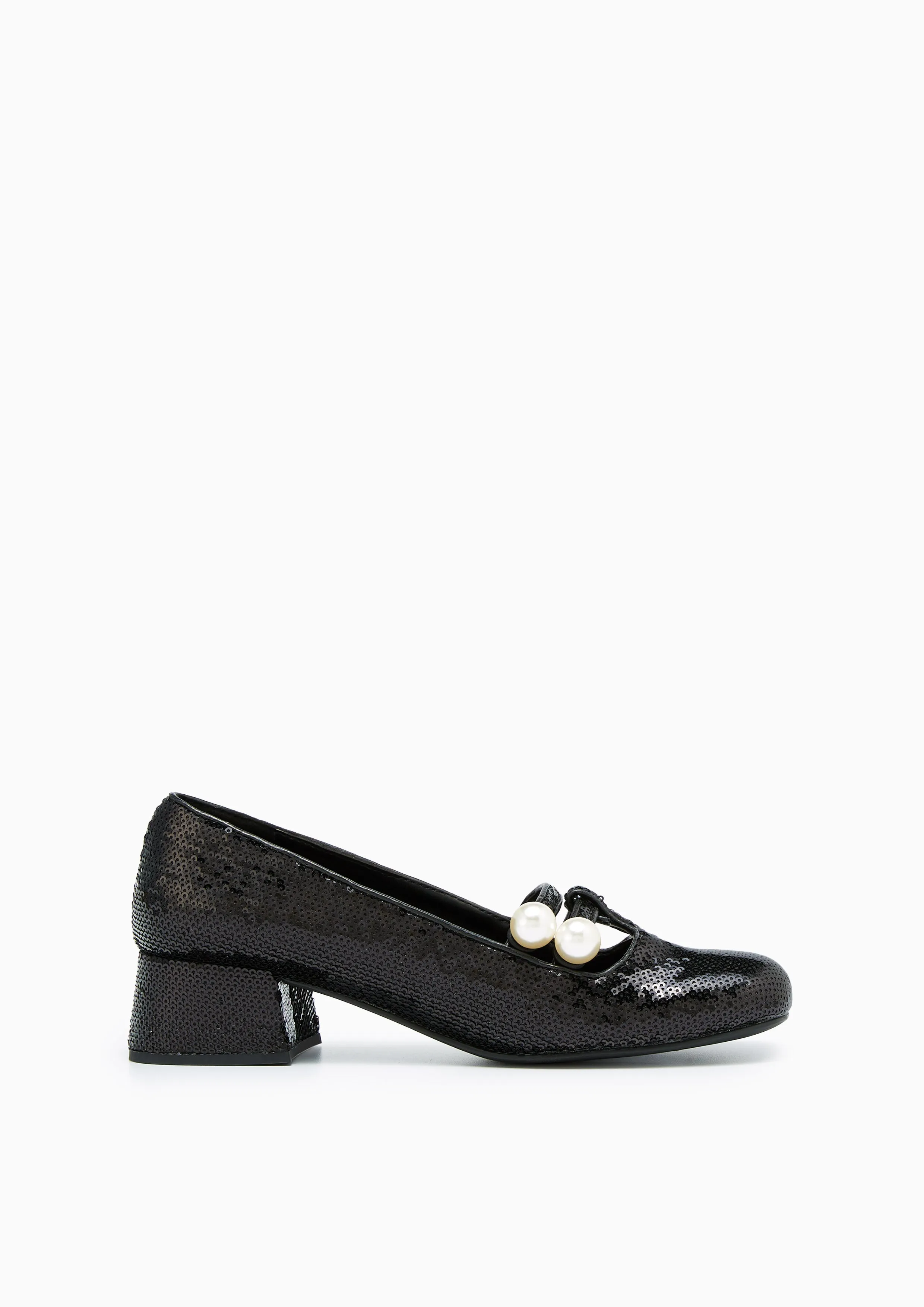 Mux Low Heel Ballerinas - Black