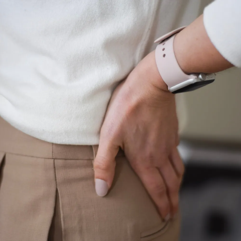 NAKD Apple Watch Strap - Dusty Pink