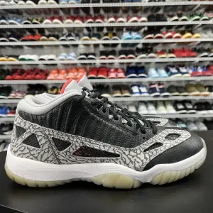 Nike Air Jordan 11 Retro Low IE Black Cement 919712-006 Men's Size 8