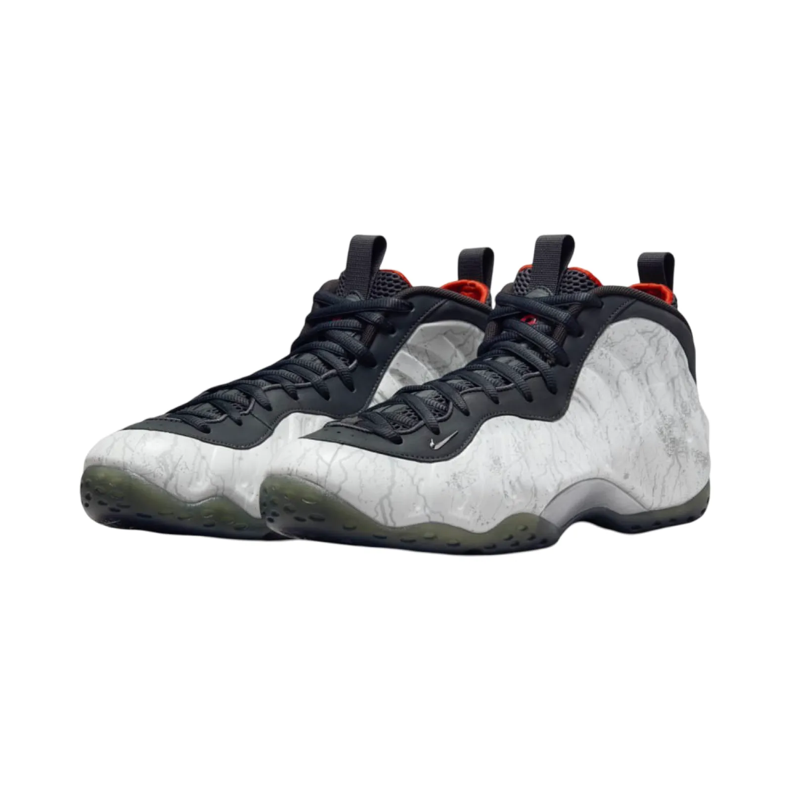 Nike Foamposite Tekken 8 Jin Kazama Photon Dust Metallic Dark Grey Off Noir