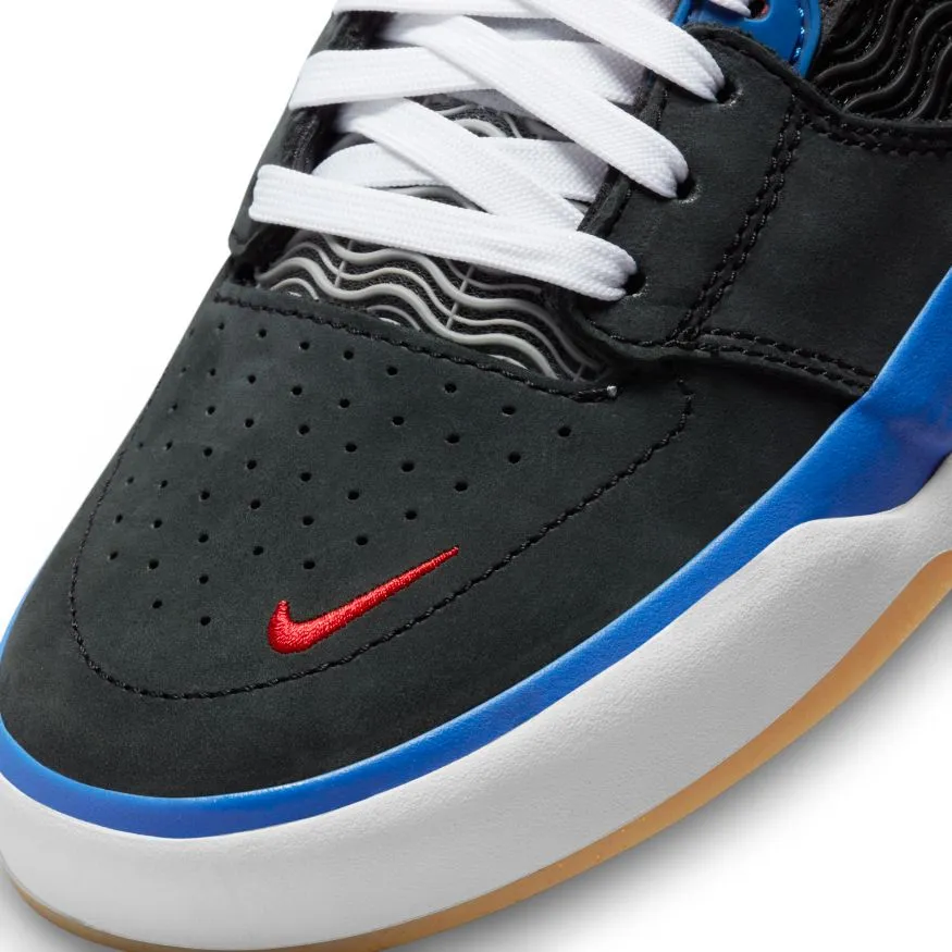 Nike SB Ishod Wair Premium Skateboard Shoe - Black/University Red-Hyper Royal