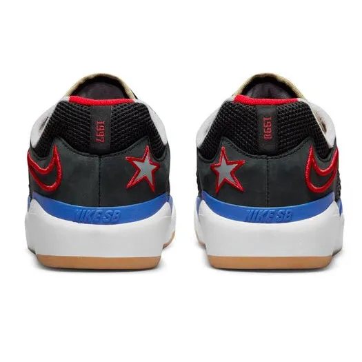 Nike SB Ishod Wair Premium Skateboard Shoe - Black/University Red-Hyper Royal