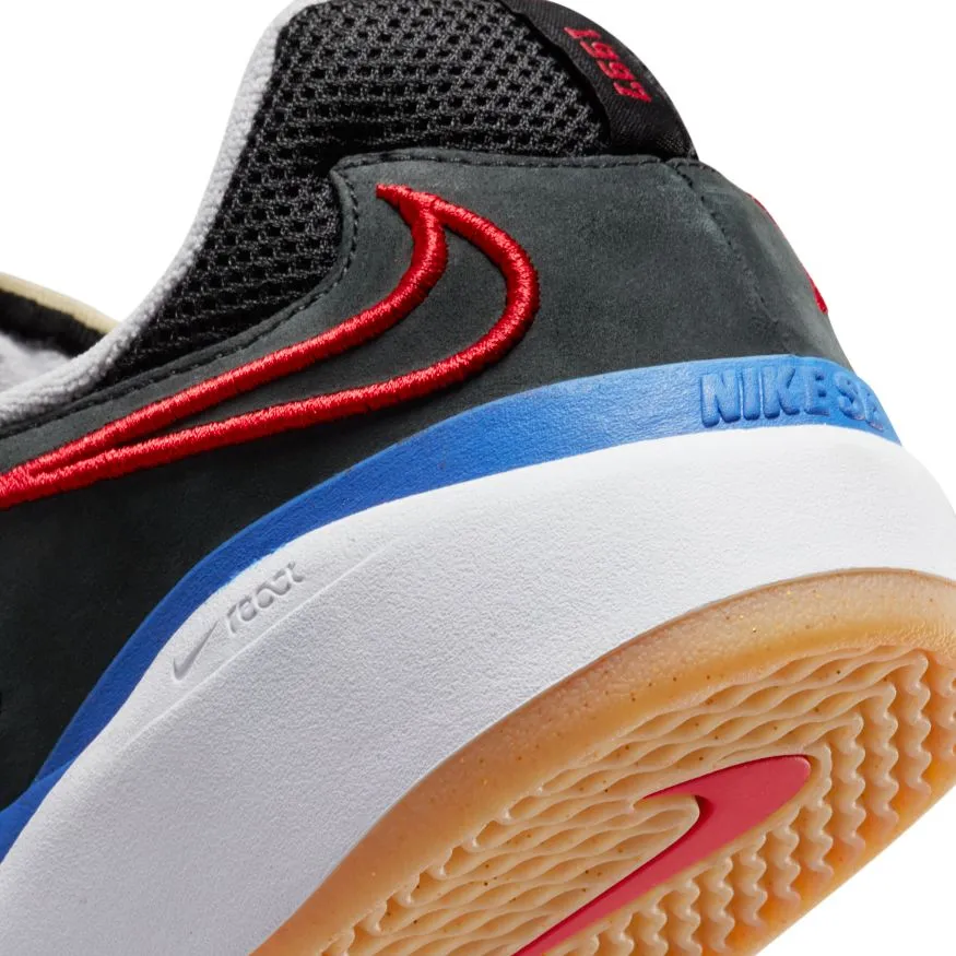Nike SB Ishod Wair Premium Skateboard Shoe - Black/University Red-Hyper Royal