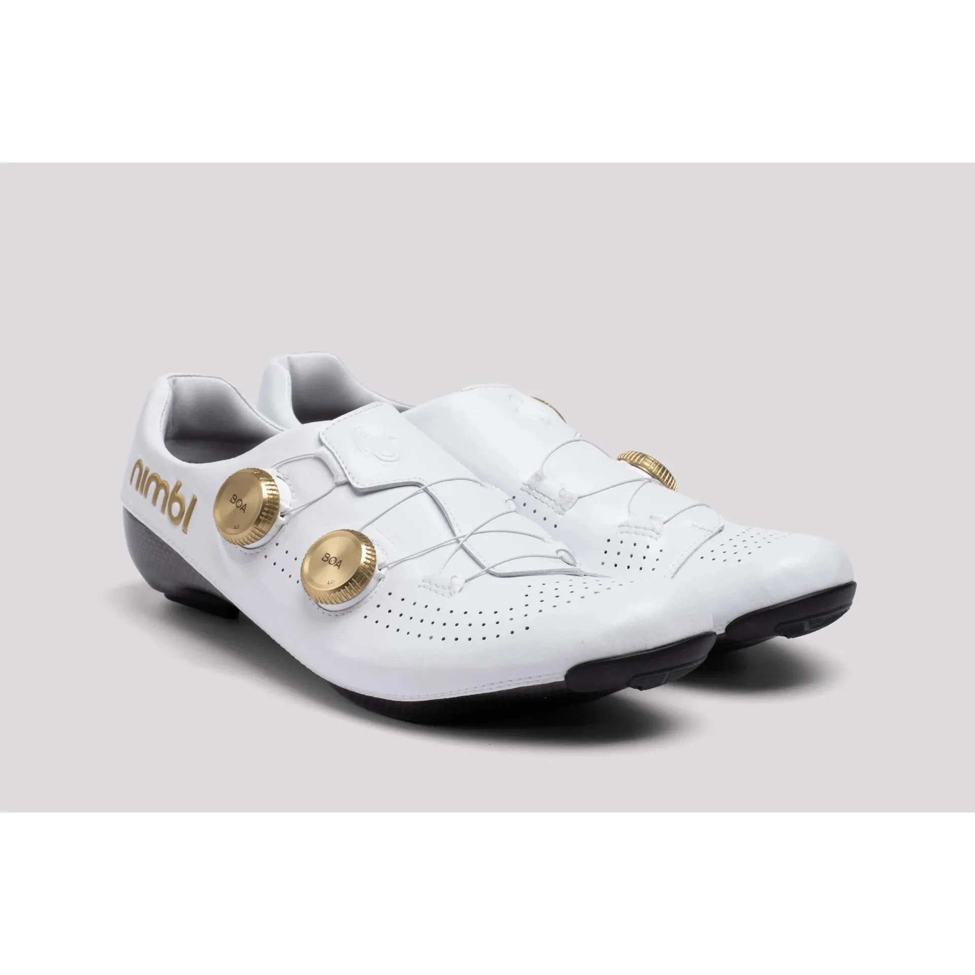 Nimbl Exceed Ultimate Glide Road Shoes - White/Gold
