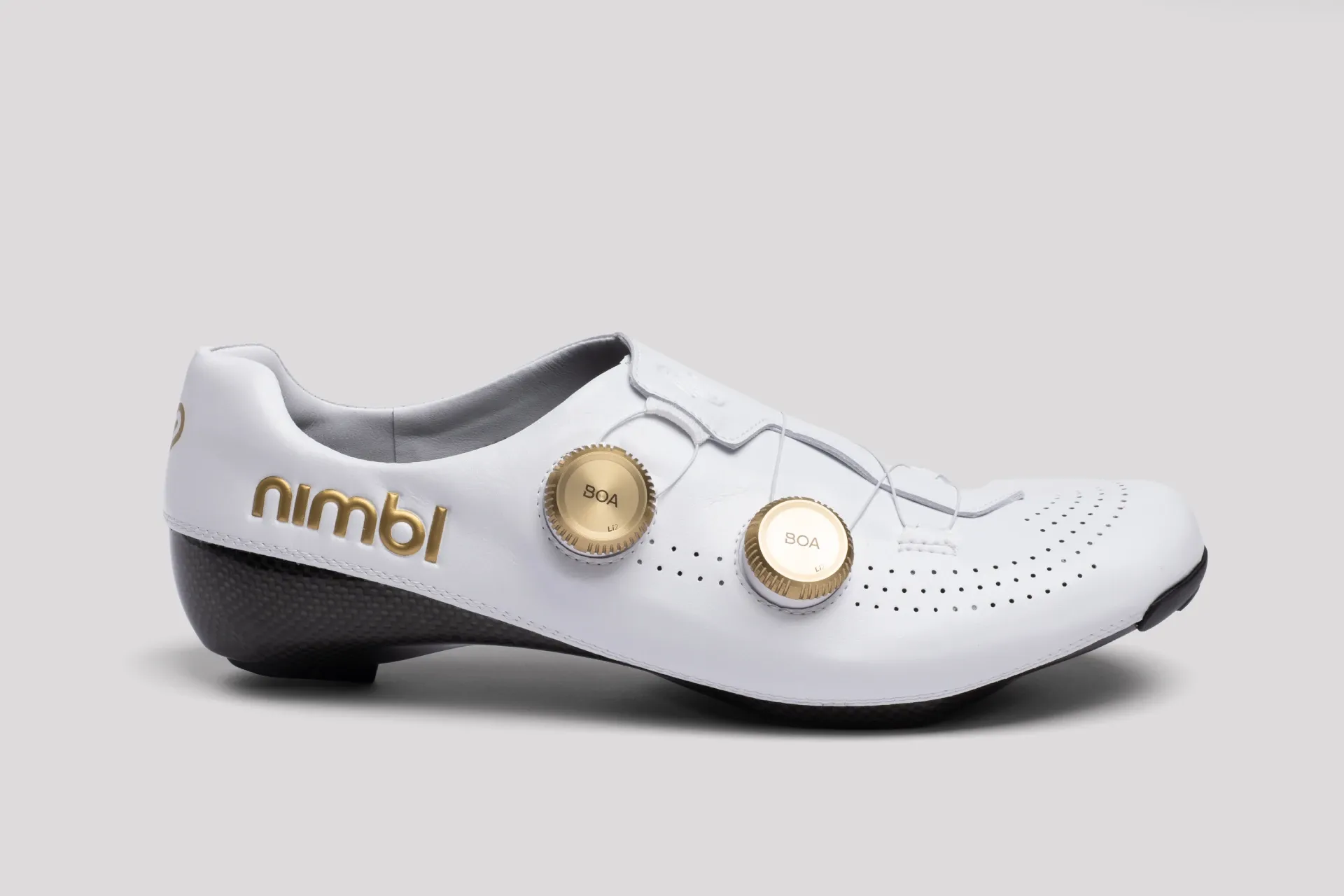 Nimbl Exceed Ultimate Glide Road Shoes - White/Gold