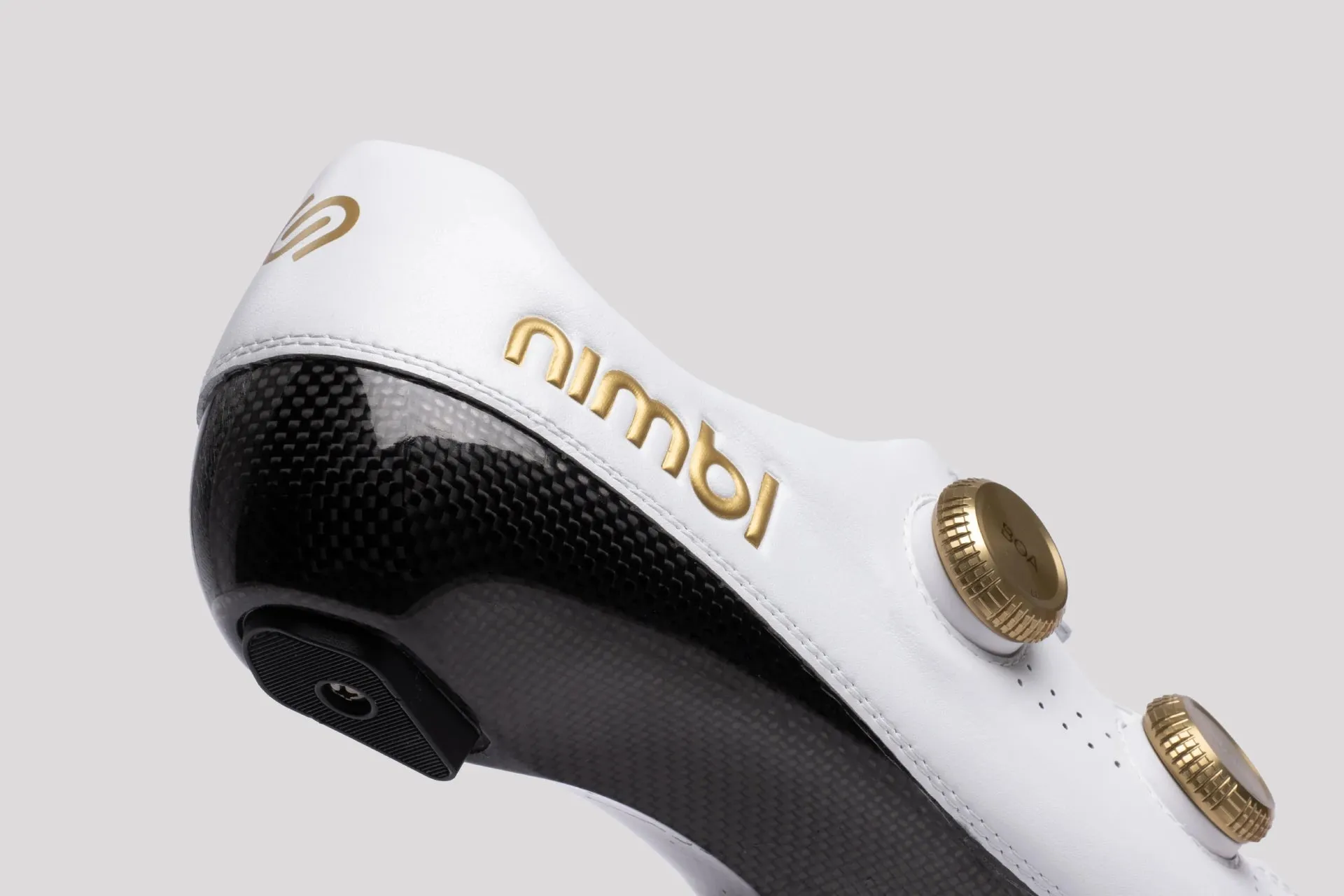 Nimbl Exceed Ultimate Glide Road Shoes - White/Gold