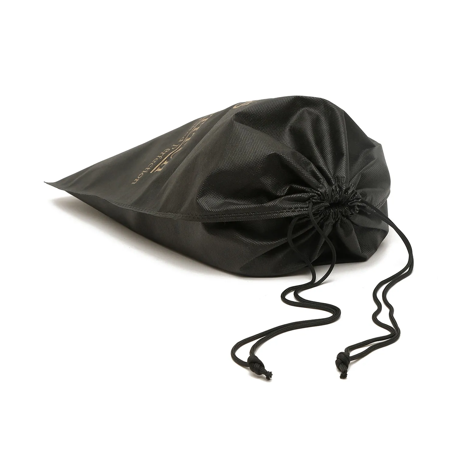 Non Woven Shoe Bag Pack Of  16 Black & Beige Plain