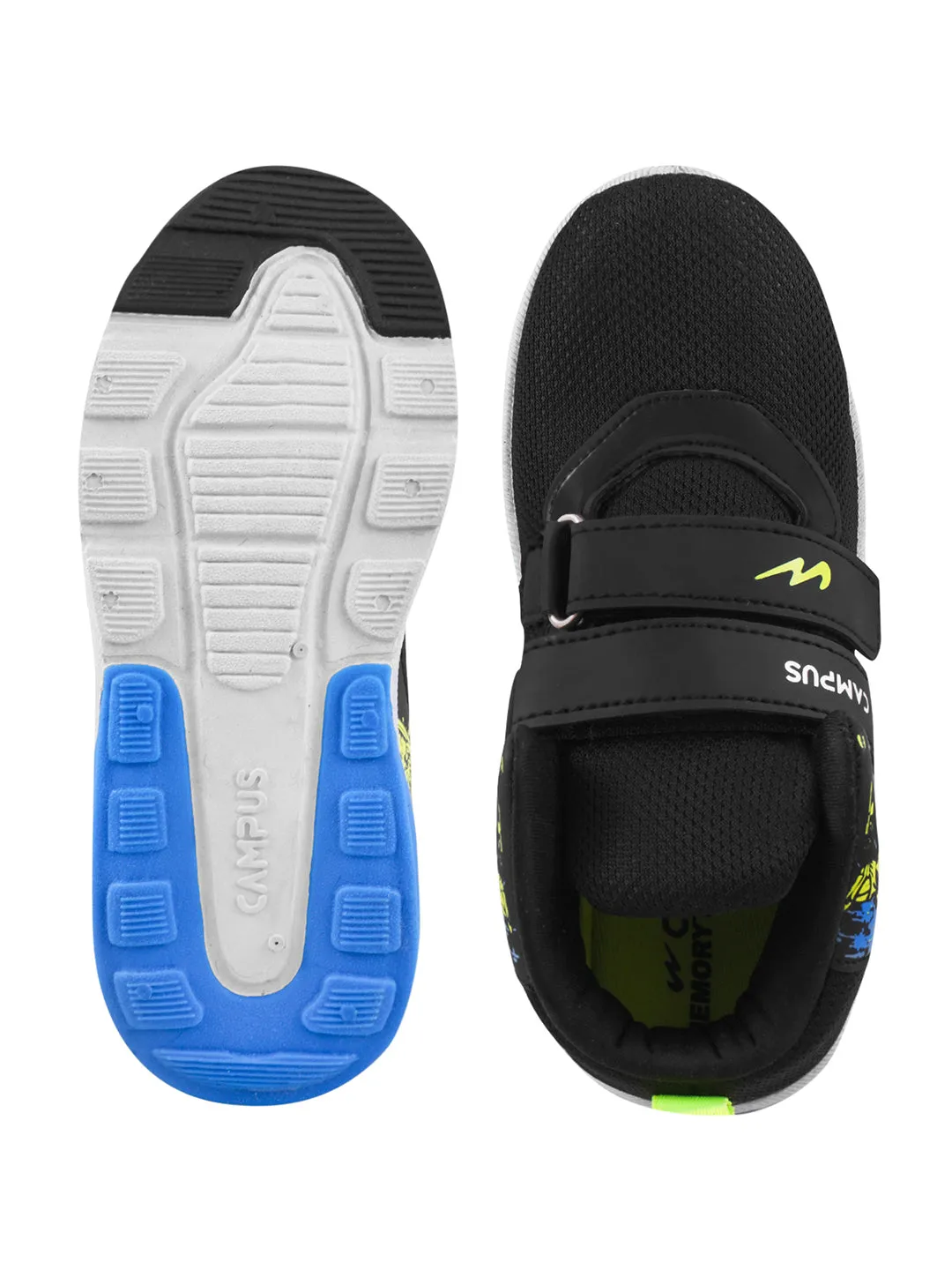 NT-569V Black Child Running Shoes