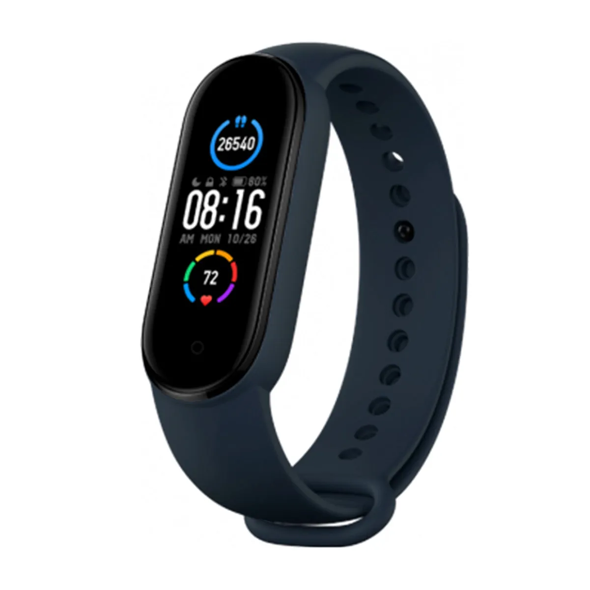 Nylon Wristband Strap for Mi Band 6/5/4/3 - Spider Black