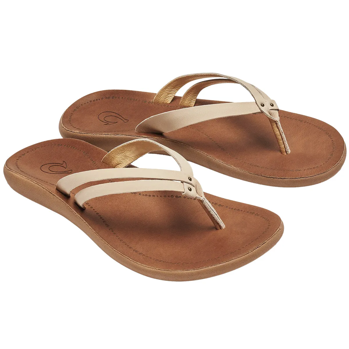 OluKai Women's Kāpehe Luana Leather Beach Sandals