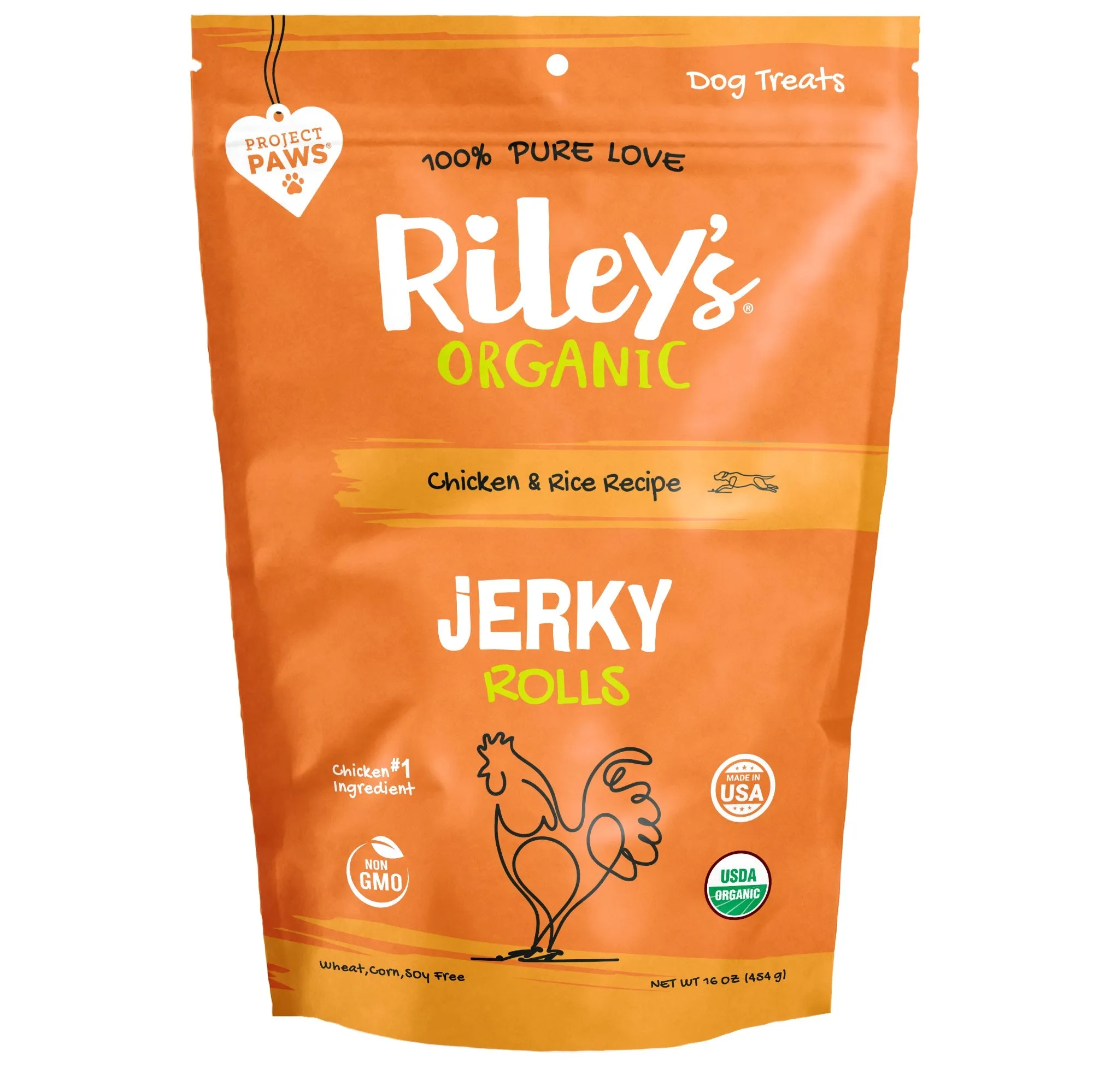 Organic Chicken & Rice Jerky Rolls