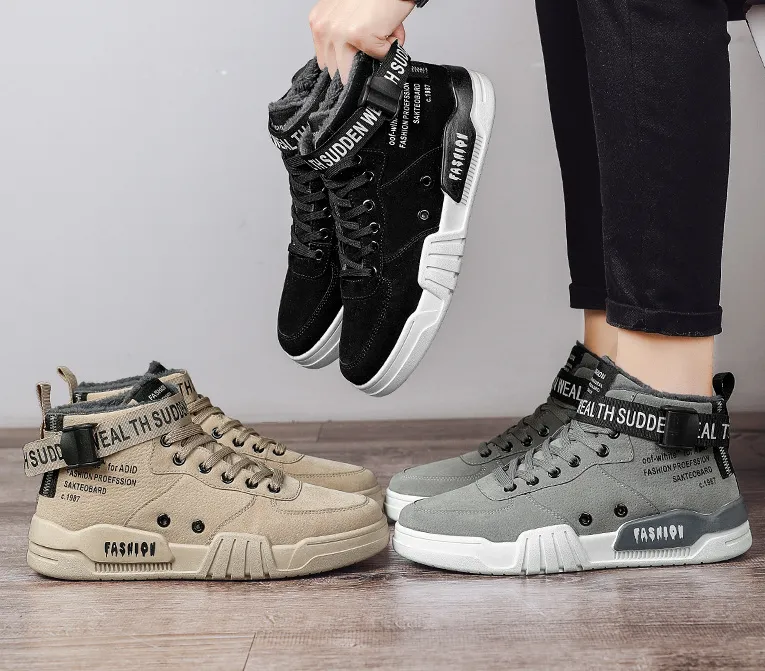 Outdoor Schuhe für Männer Atmungsaktiv Casual Bequeme Sneakers Schuhe für Männer mit High-Top