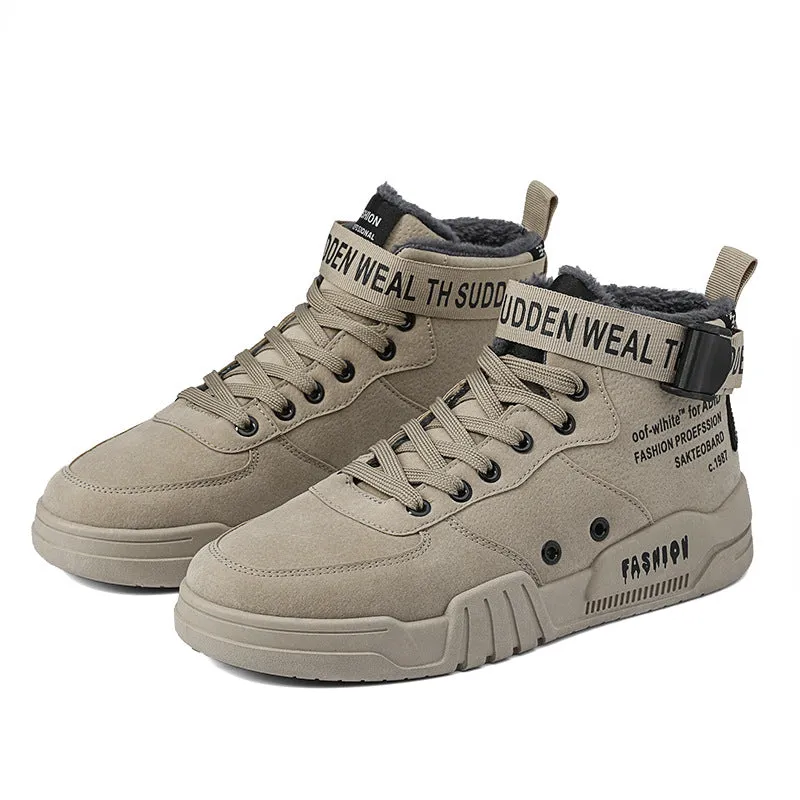 Outdoor Schuhe für Männer Atmungsaktiv Casual Bequeme Sneakers Schuhe für Männer mit High-Top