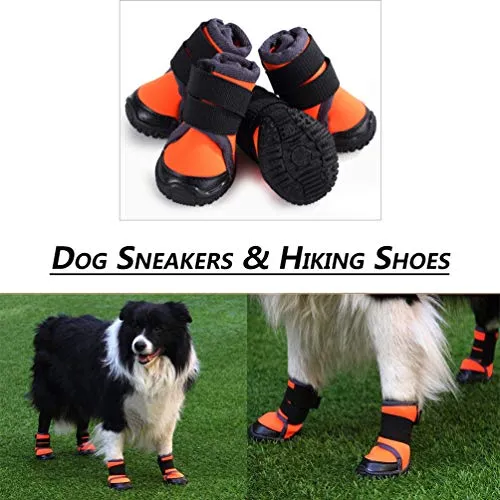 Petilleur Breathable Dog Hiking Shoes for Beach Sand or Hot, & Sharp Pavement