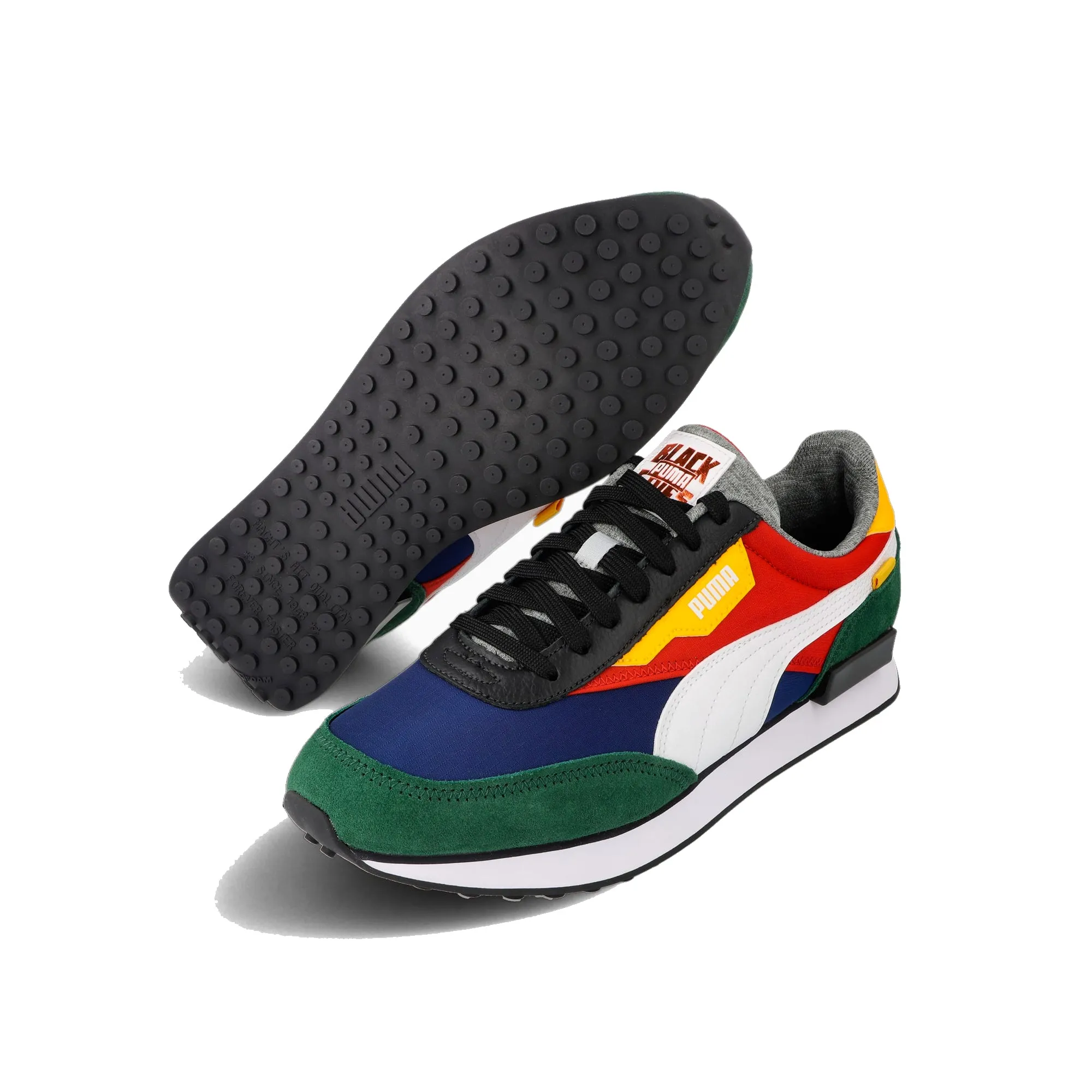 Puma Mens Ftr Rider x Black Fives Shoes 'Blue Depths'