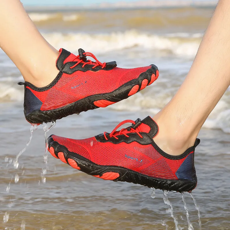 Quick-drying sneakers for beach and water sports