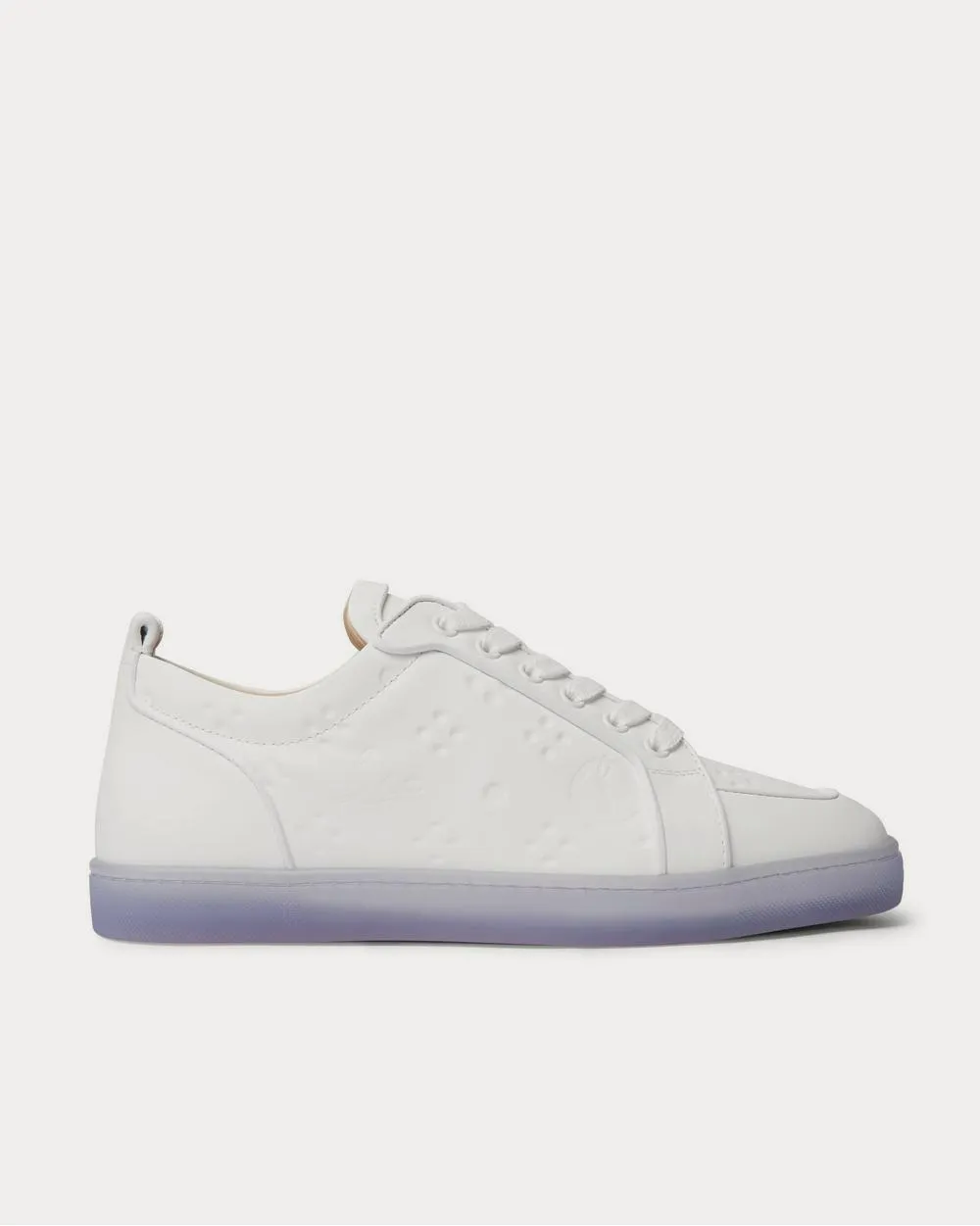 Rantulow Orlato Debossed Leather  White low top sneakers