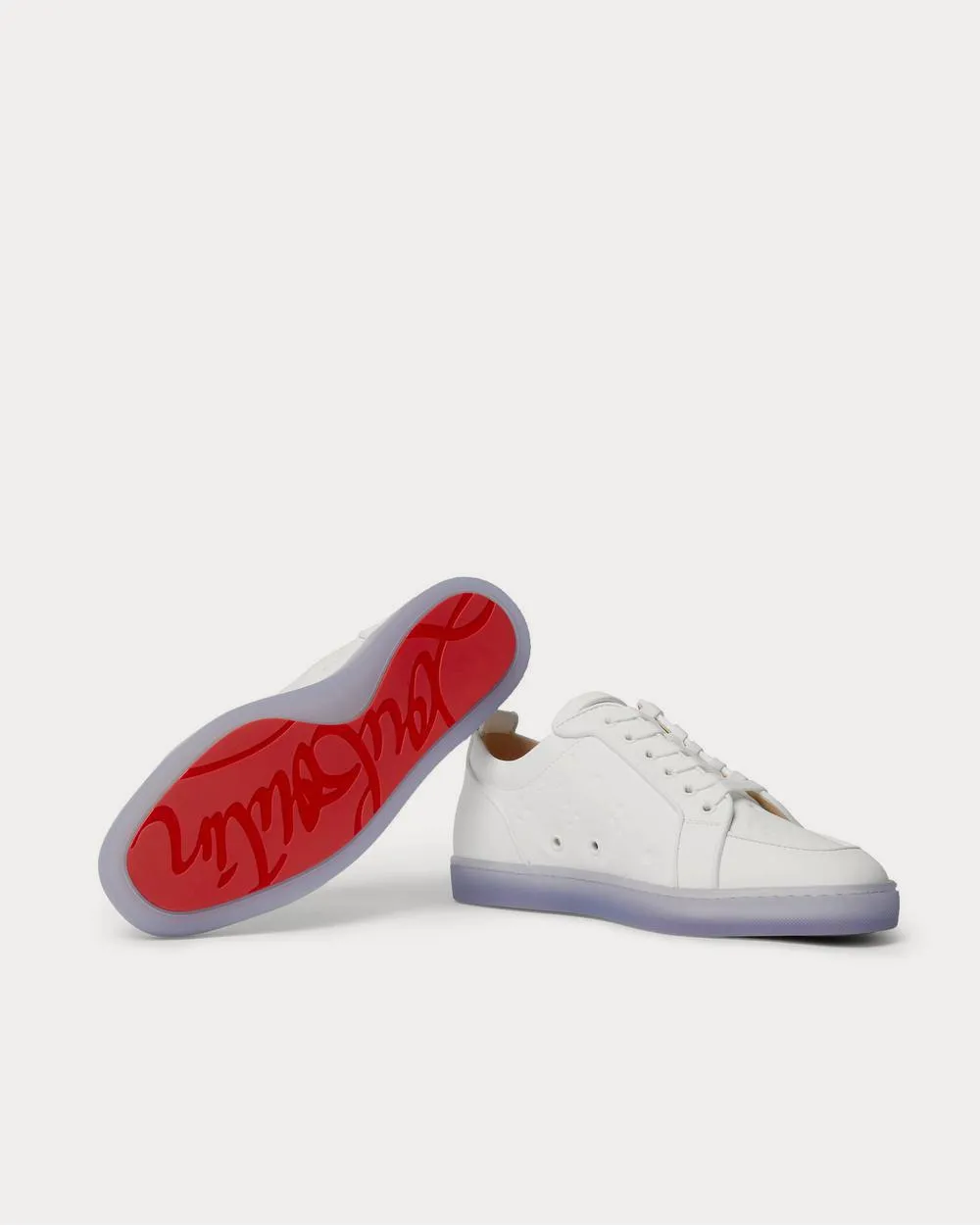 Rantulow Orlato Debossed Leather  White low top sneakers