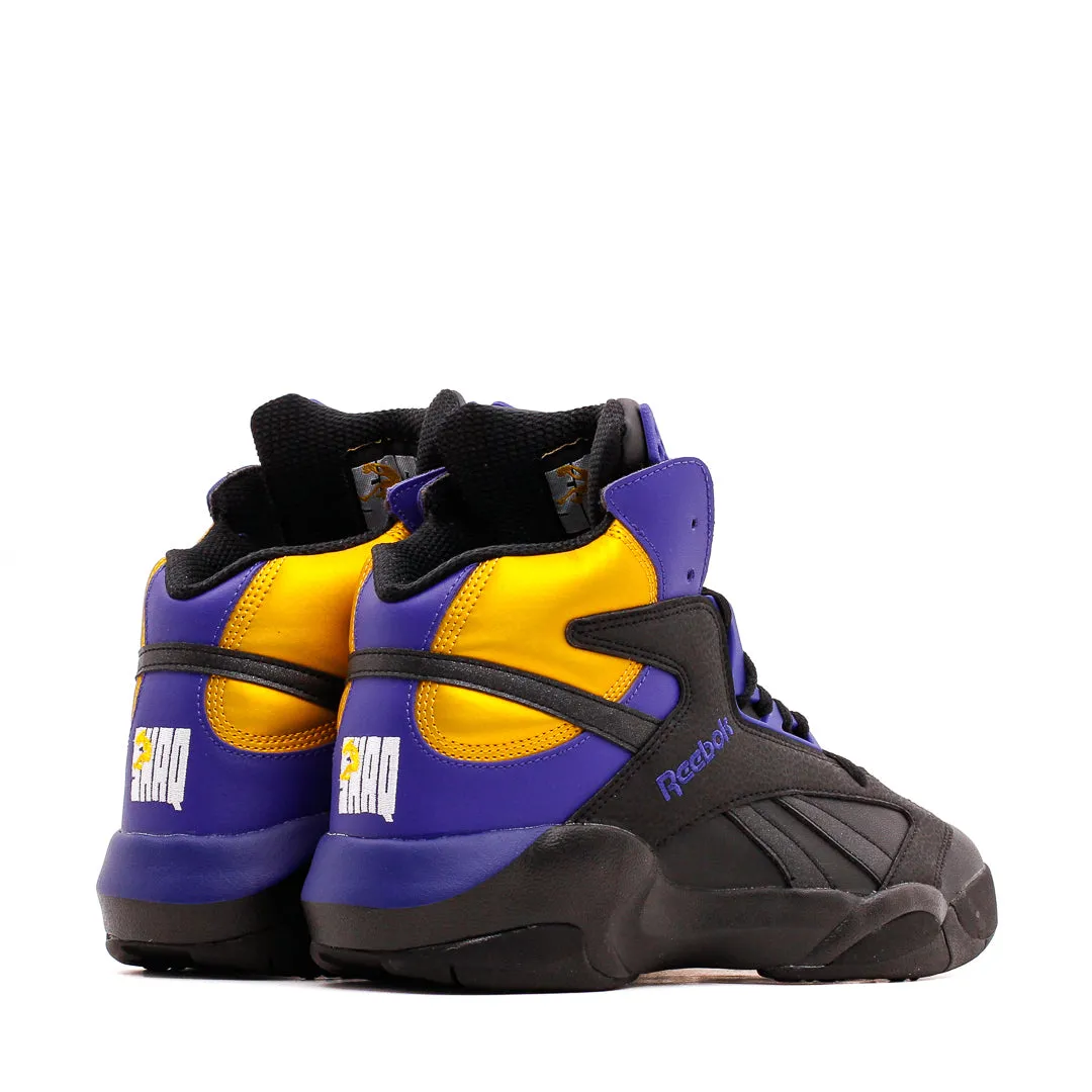 Reebok Basketball Men Shaq Attaq Black Pump Gold Lakers GY7127