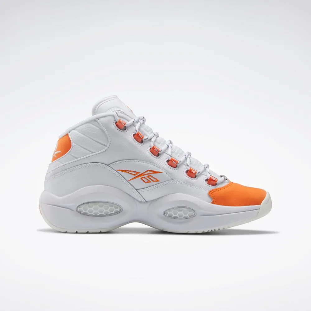 Reebok Footwear Men Question Mid Shoes FTWWHT/SMAORA/CHALK