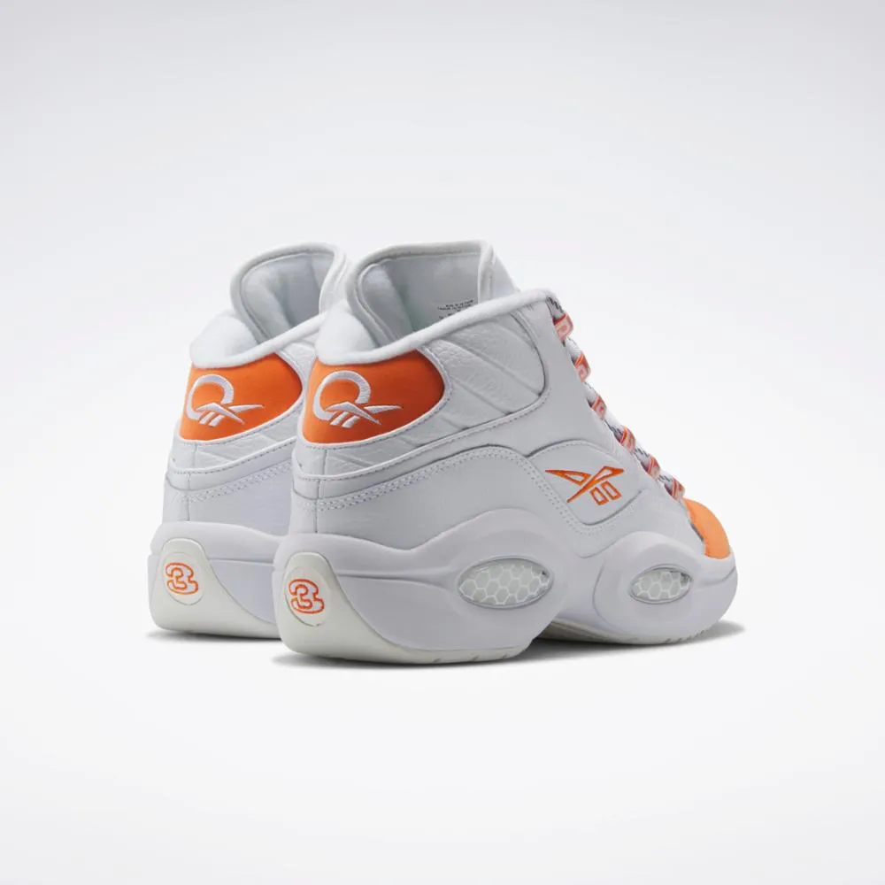 Reebok Footwear Men Question Mid Shoes FTWWHT/SMAORA/CHALK