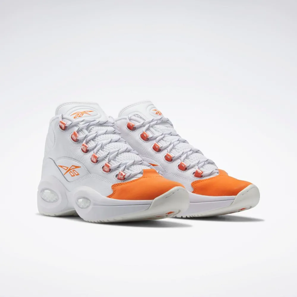 Reebok Footwear Men Question Mid Shoes FTWWHT/SMAORA/CHALK