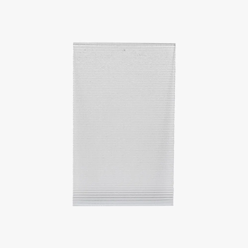 Ribbed Transparent Acrylic Sheet Styling Prop Set (6mm thickness) (DEMO STOCK)