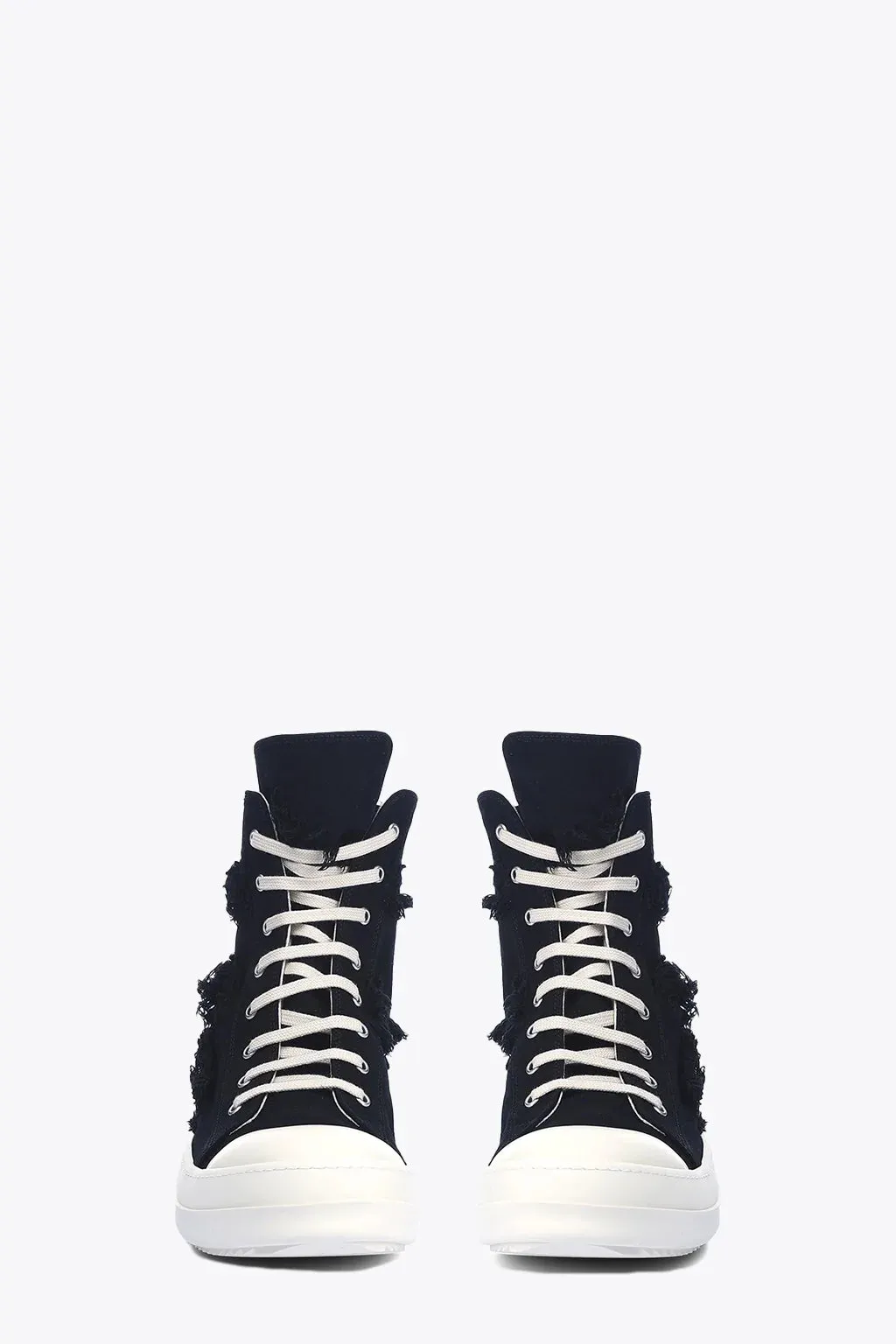 Rick Owens drkshdw Slashed High-Top Sneakers DS02B4800-SLASH