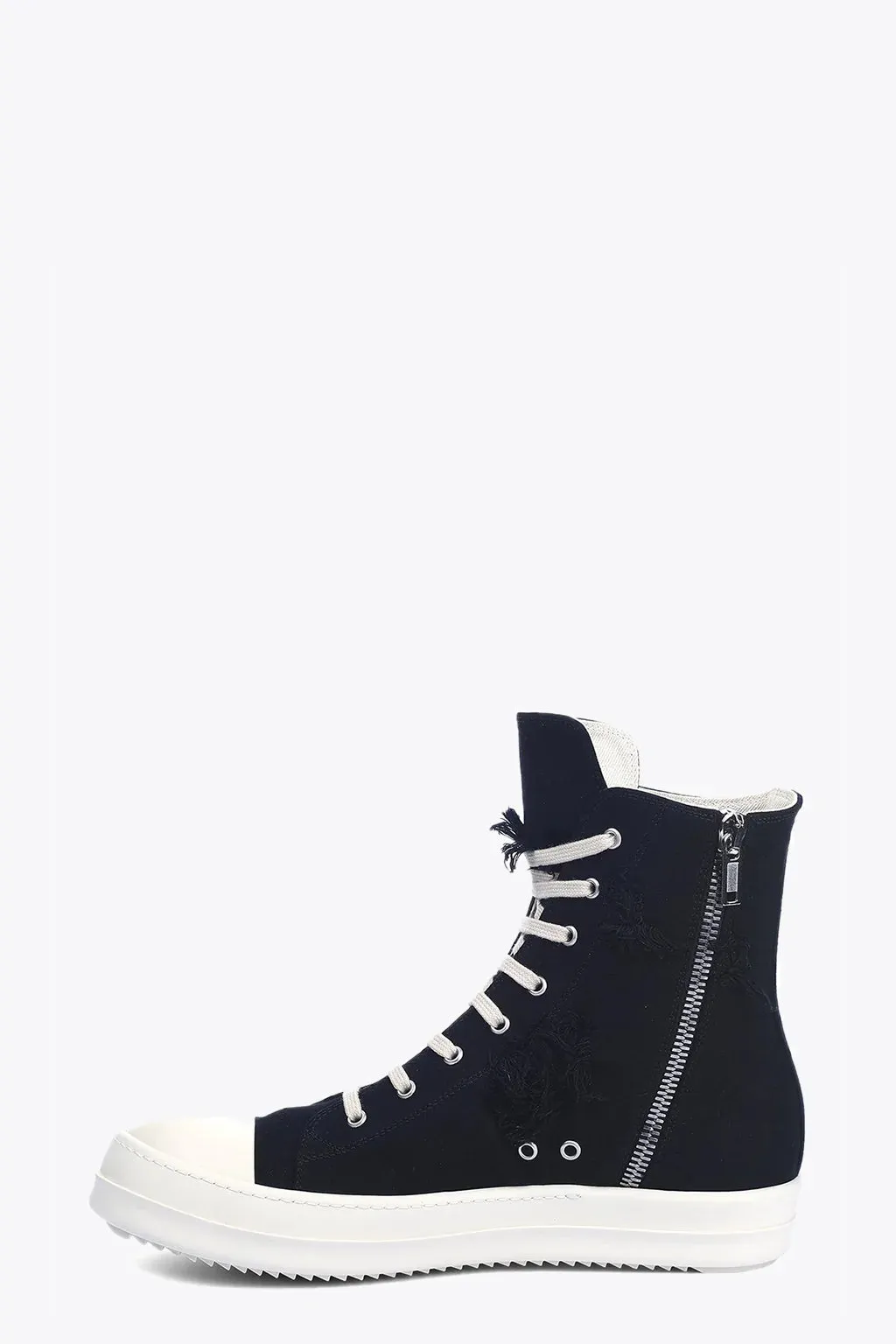 Rick Owens drkshdw Slashed High-Top Sneakers DS02B4800-SLASH