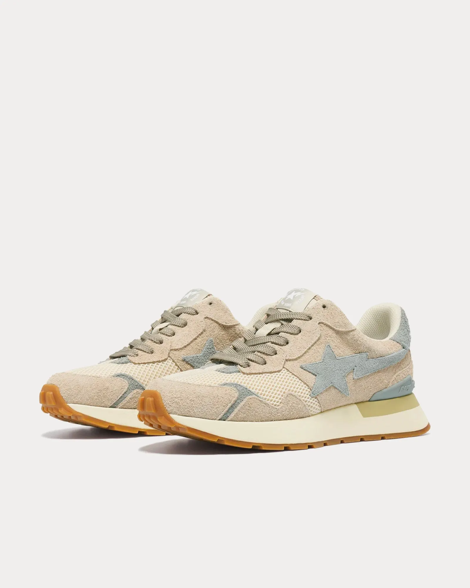 Road Sta Express Beige / Charcoal Low Top Sneakers