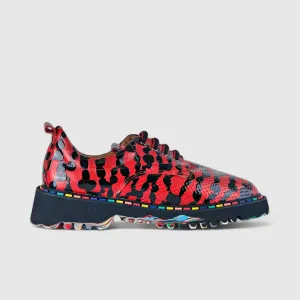 Rovigo Oxfords Red Multi 333