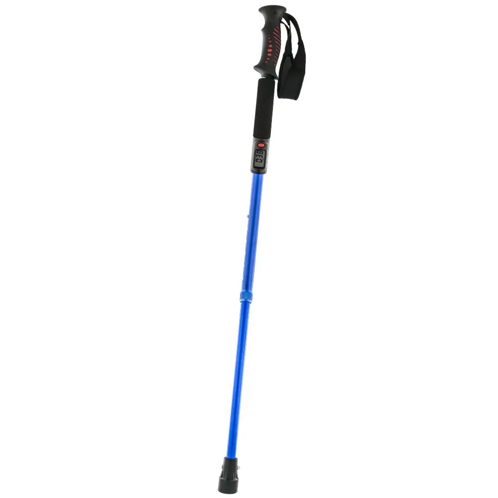 Scratch and Dent Blue Healthy Exercise Adjustable Walking Staff w/ Digital Display V1659