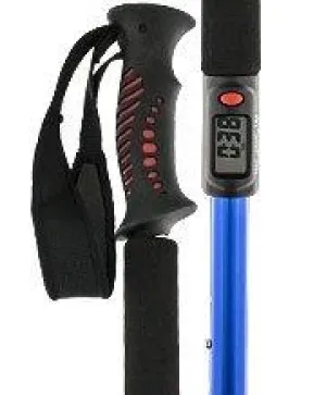 Scratch and Dent Blue Healthy Exercise Adjustable Walking Staff w/ Digital Display V1659