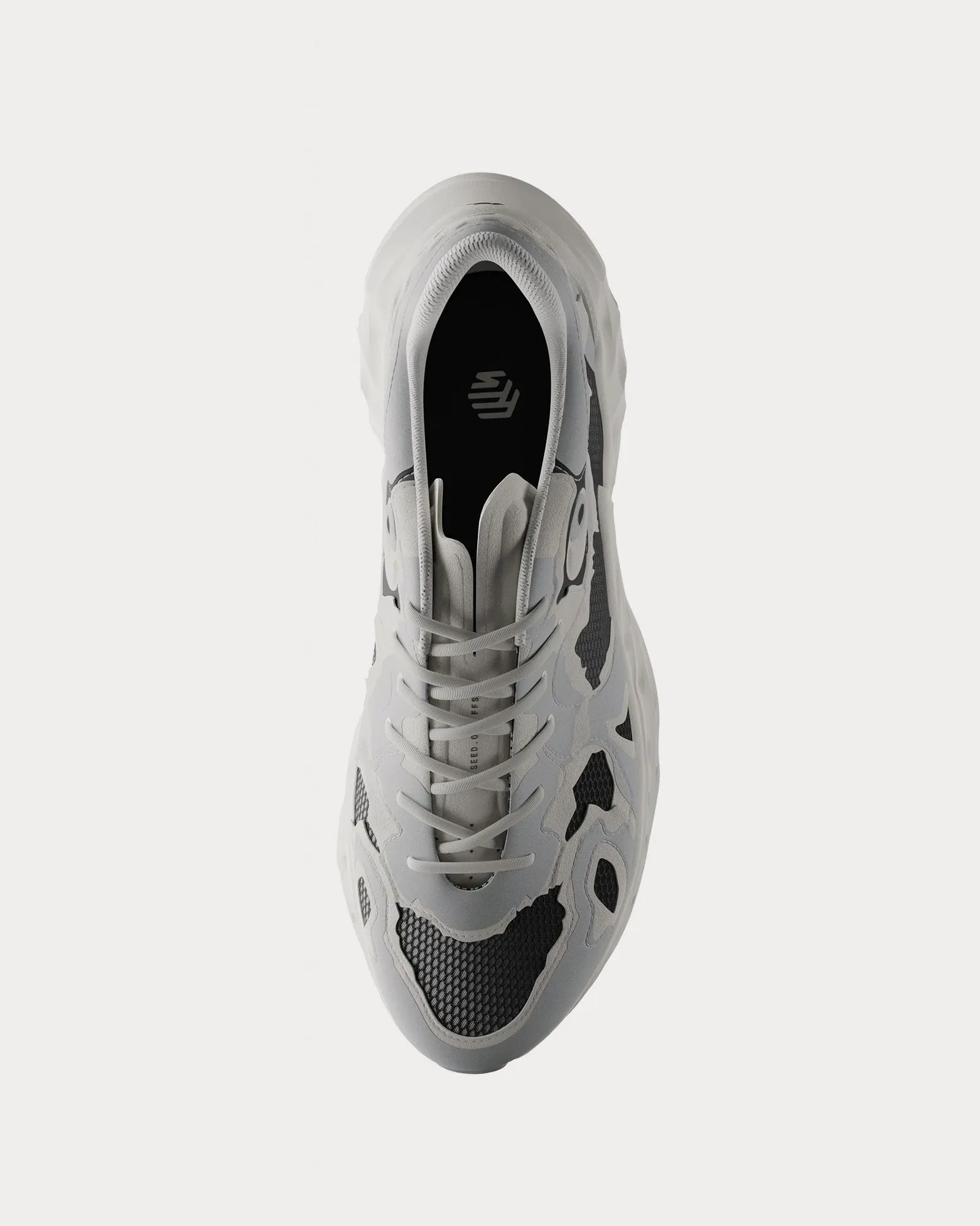 Seed.One 'Bone Dragon' Grey Low Top Sneakers