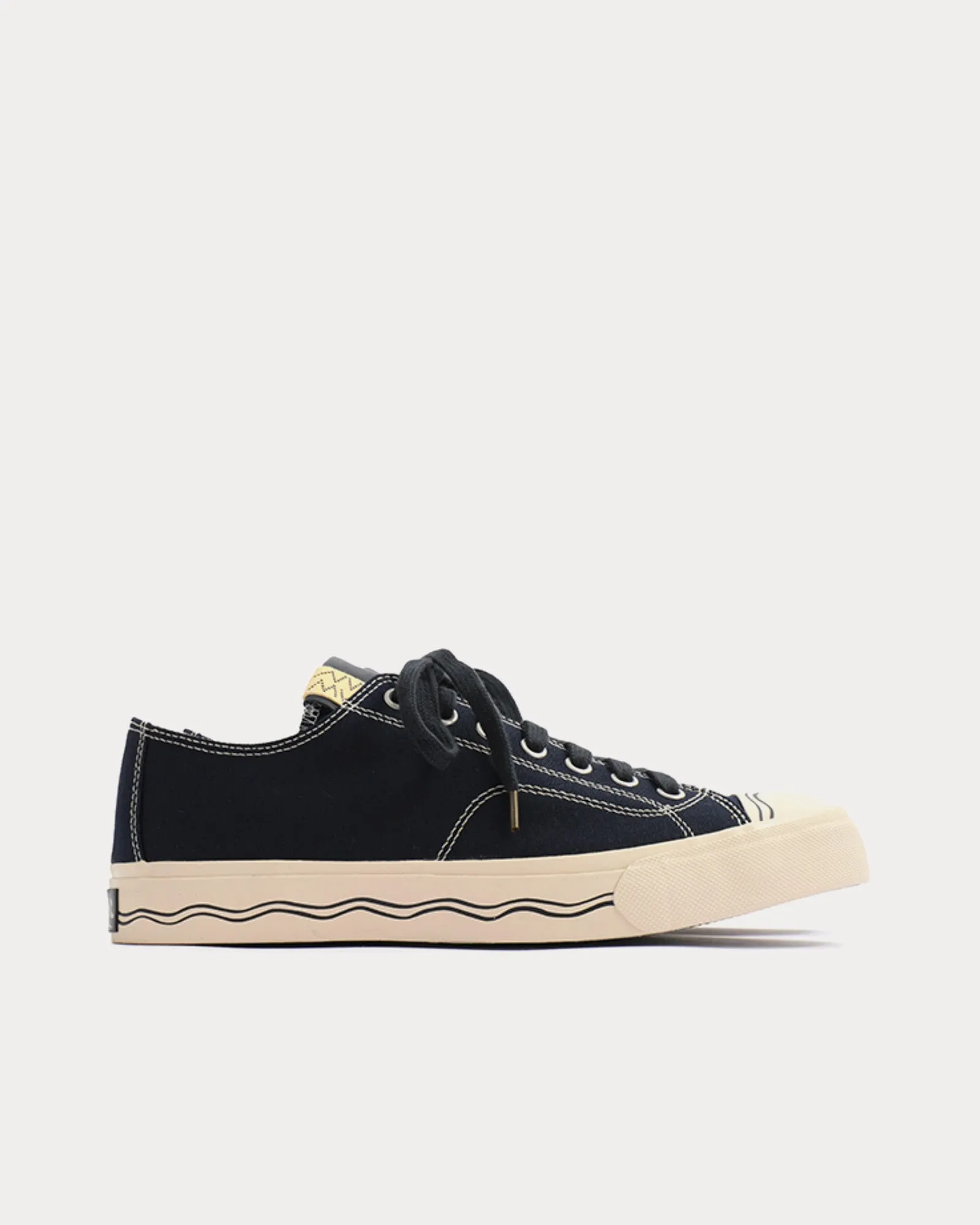 Seeger Lo Canvas Navy Low Top Sneakers
