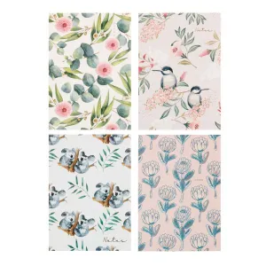 Soft Cover Floral Printed A5 Notebook