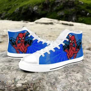 Spider Man Shoes High Top Sneakers for Kids and Adults
